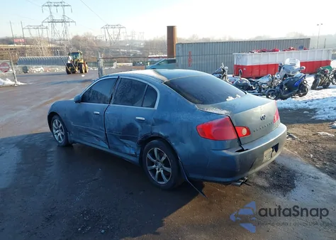 2006 Infiniti G35X from USA, damaged, VIN JNKCV51F36M602521